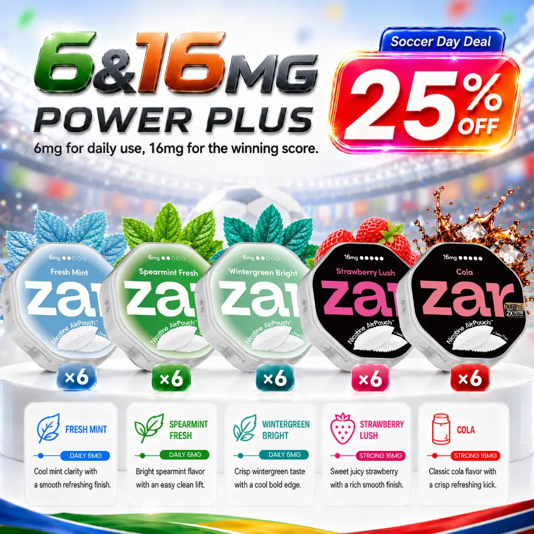 6MG&16MG Rush Rise Bundle| Zar Official Site – Zar AirPouch