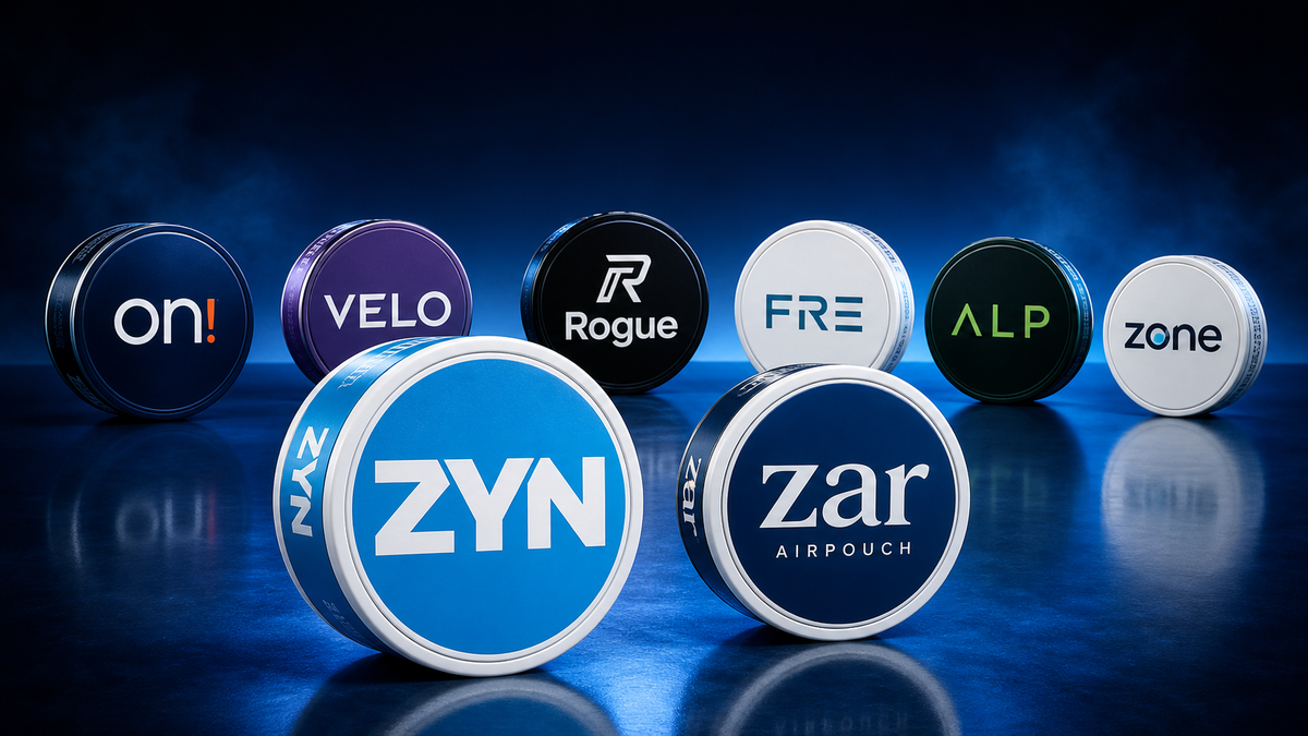 All Nicotine Pouch Brands: 8 Major Names Compared (2026)