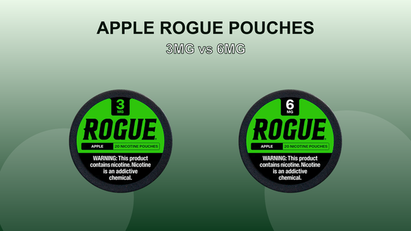 Apple Rogue Pouches: 3mg vs 6mg Review