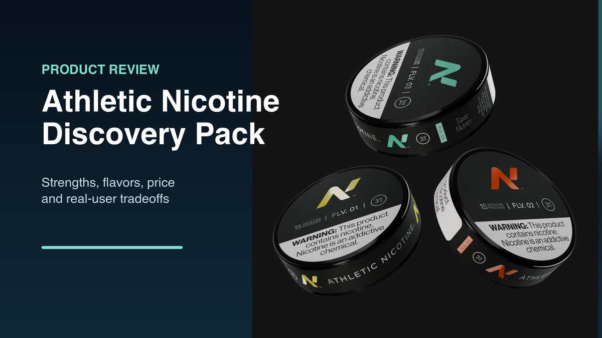 Athletic Nicotine Review: Strengths, Flavors & Price