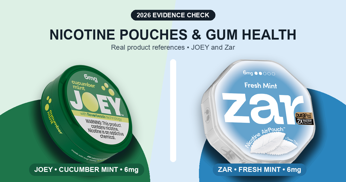 JOEY Nicotine Pouches Review: Ingredients, Flavors & Gum Health