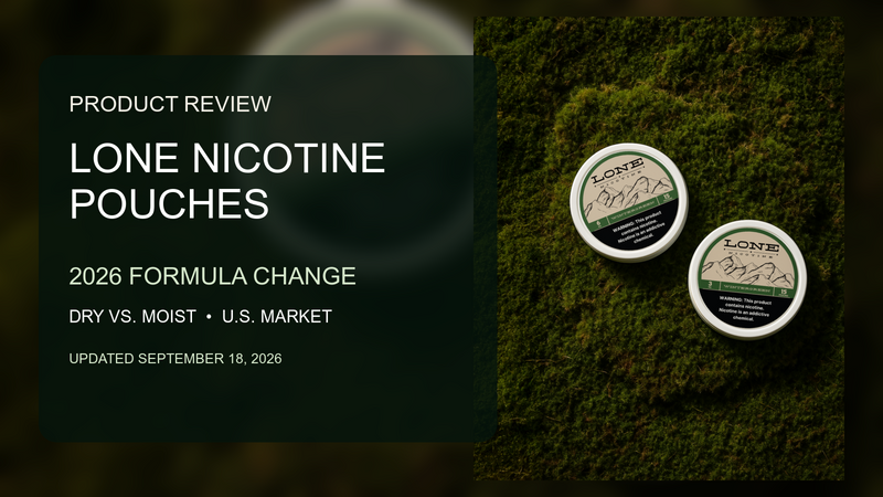 Reviewing Lone Nicotine Pouches — and the 2026 Formula Change