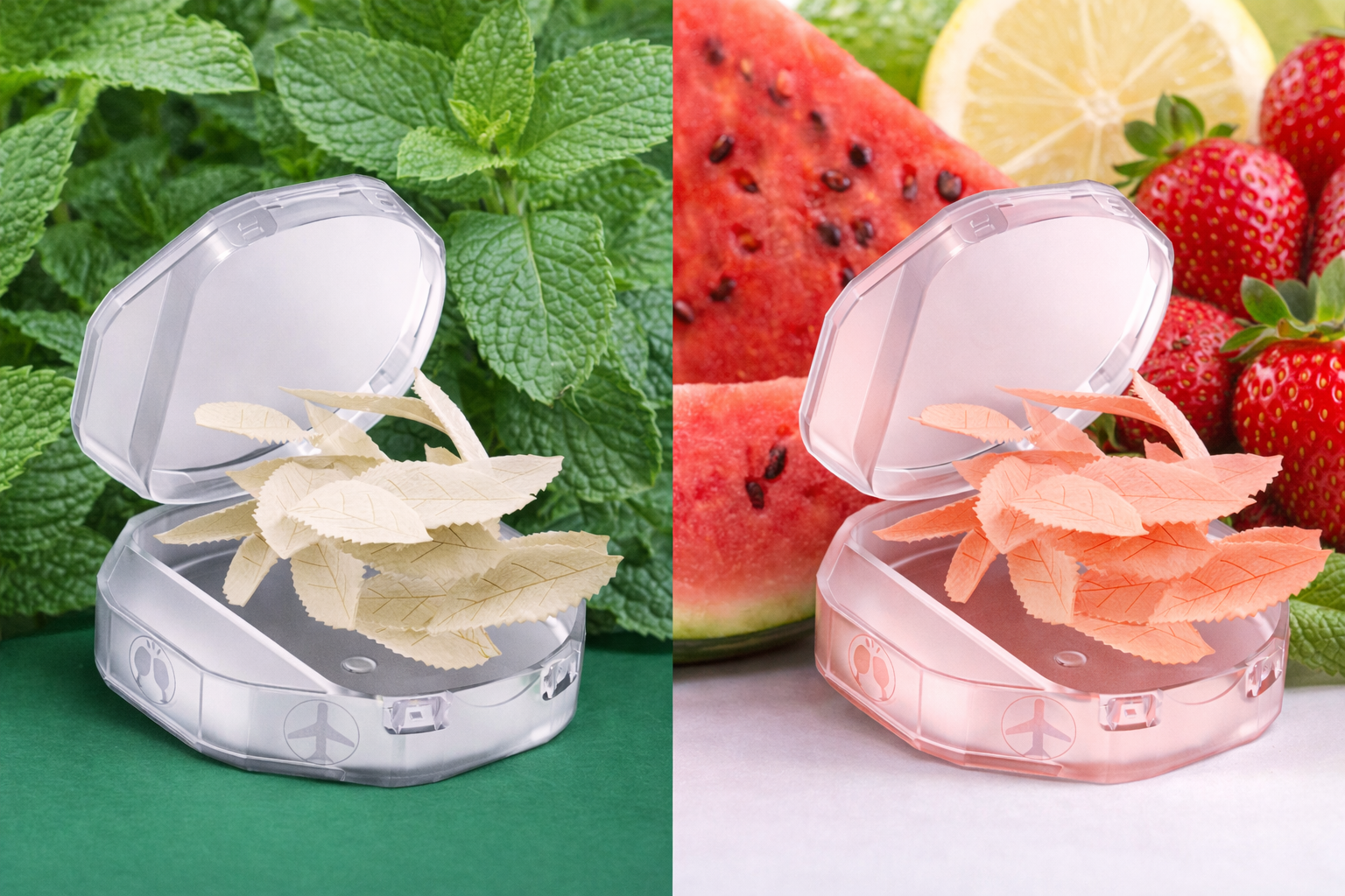 mint and fruit nicotine pouches