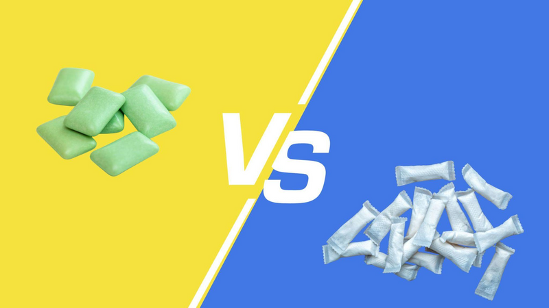 nicotine gum vs pouches