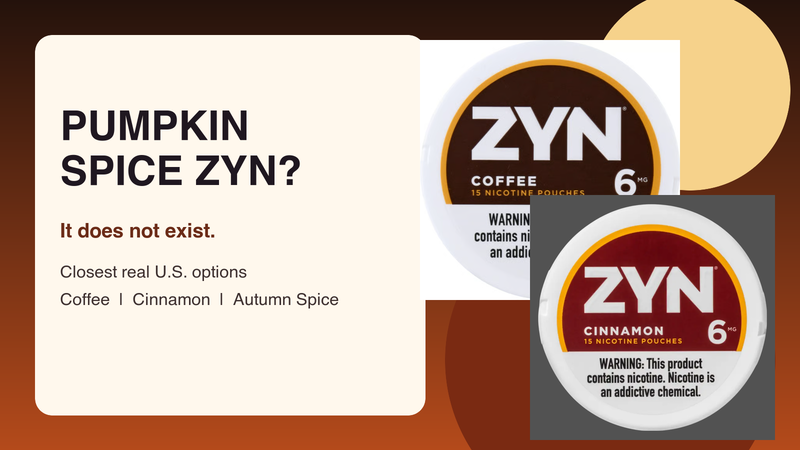 Pumpkin Spice ZYN: Does It Exist? Closest Options