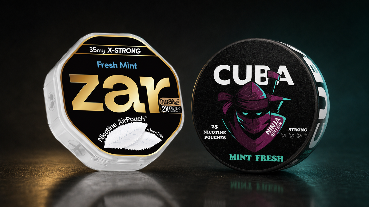 CUBA Ninja Mint Fresh vs Zar 35mg: Key Differences (2026)