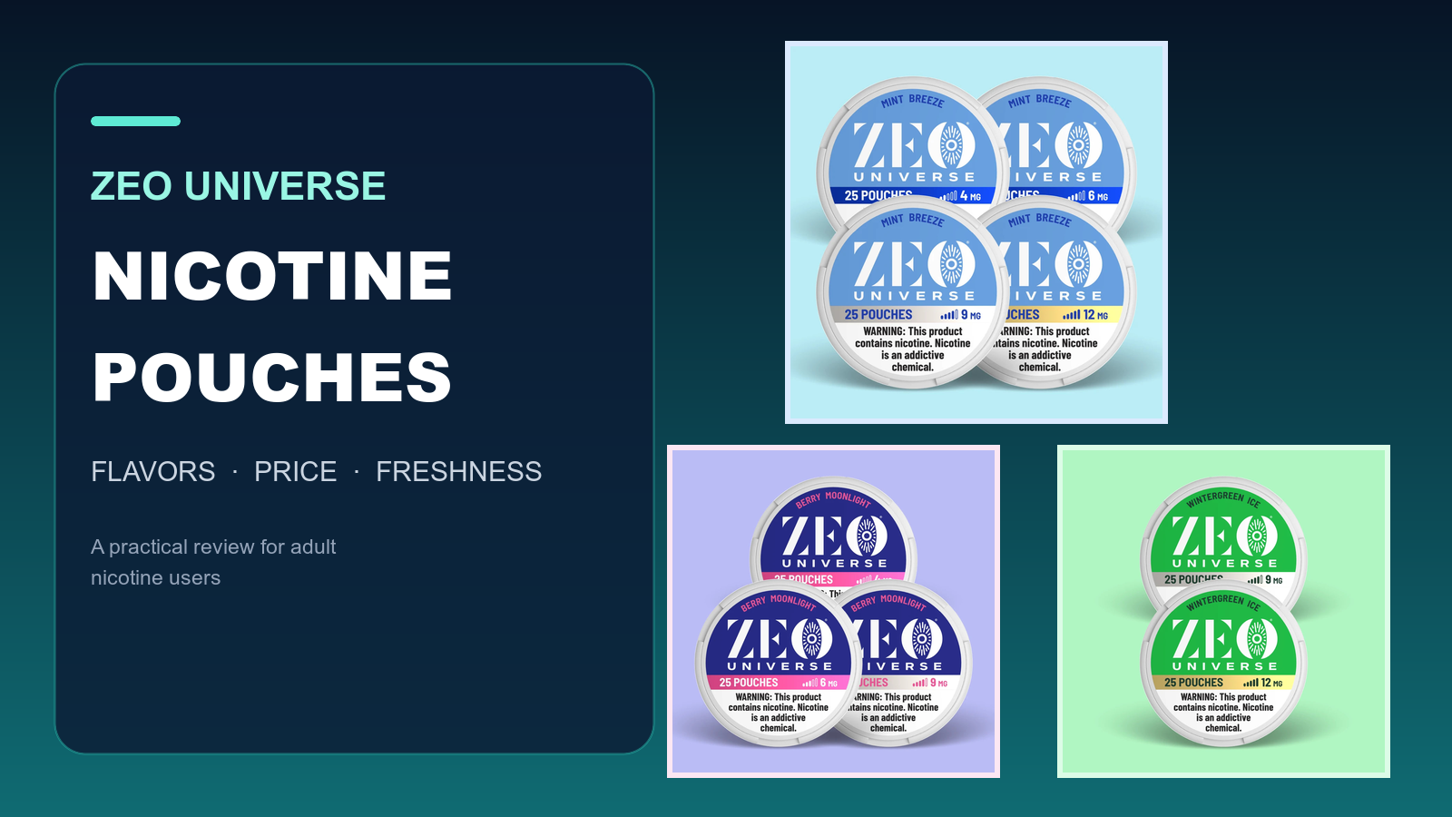 Zeo Nicotine Pouches Review: Flavors, Price & Expiration