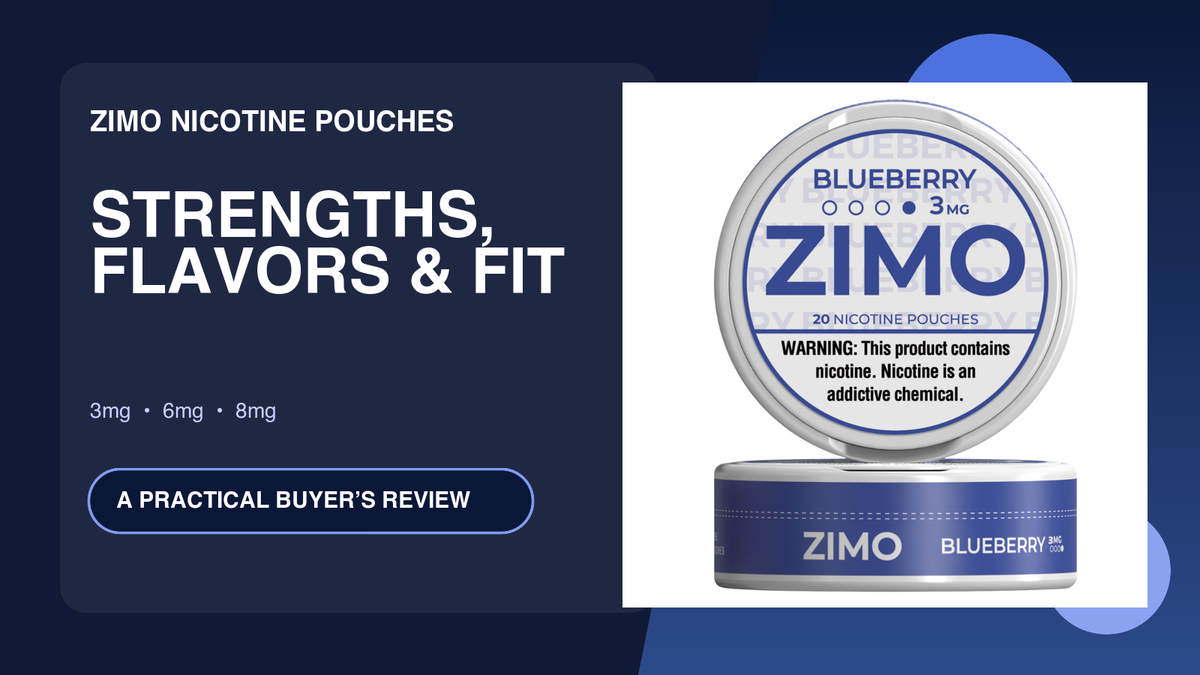 Zimo Nicotine Pouches Review: Strengths, Flavors & Fit