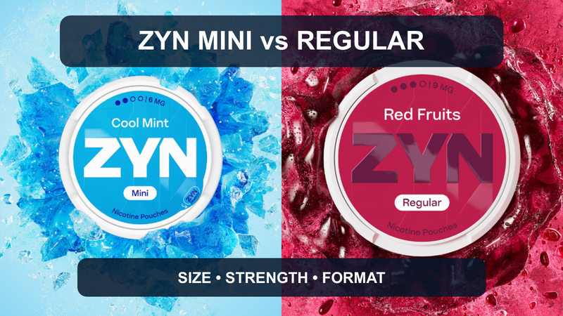 ZYN Mini vs Slim: Size, Strength and Fit Compared