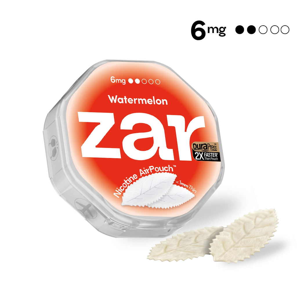 Unwind US Nicotine pouches for on-the-go zar AirPouch Watermelon Flavor Flavour 6mg Nicotine High-speed delivery  🍉