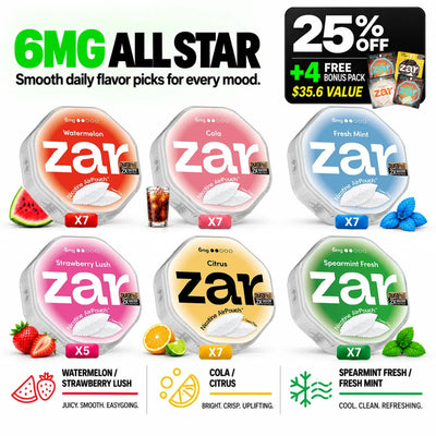 Zar 6MG Mega Mix Pack | 40 Cans