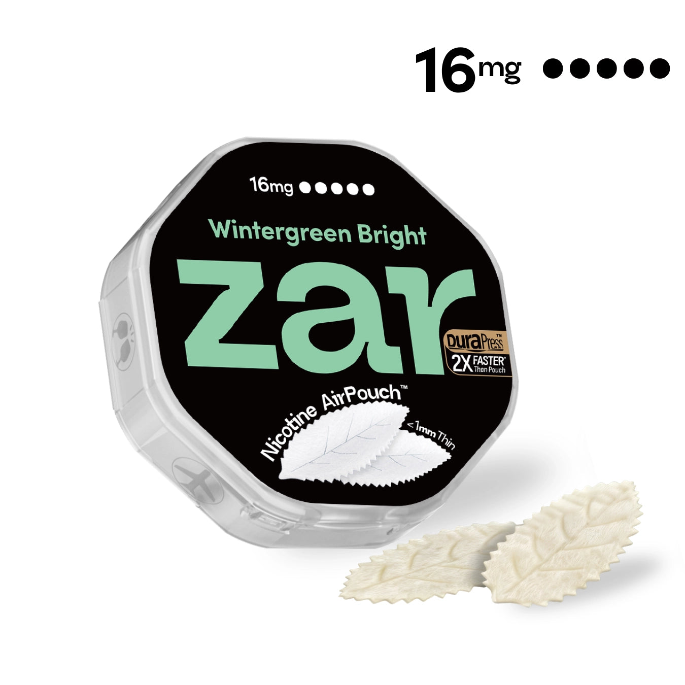 Add to cart US Nicotine replacement pouches zar AirPouch Wintergreen Bright Flavor Flavour 16mg Nicotine Instant neural spark  🌿