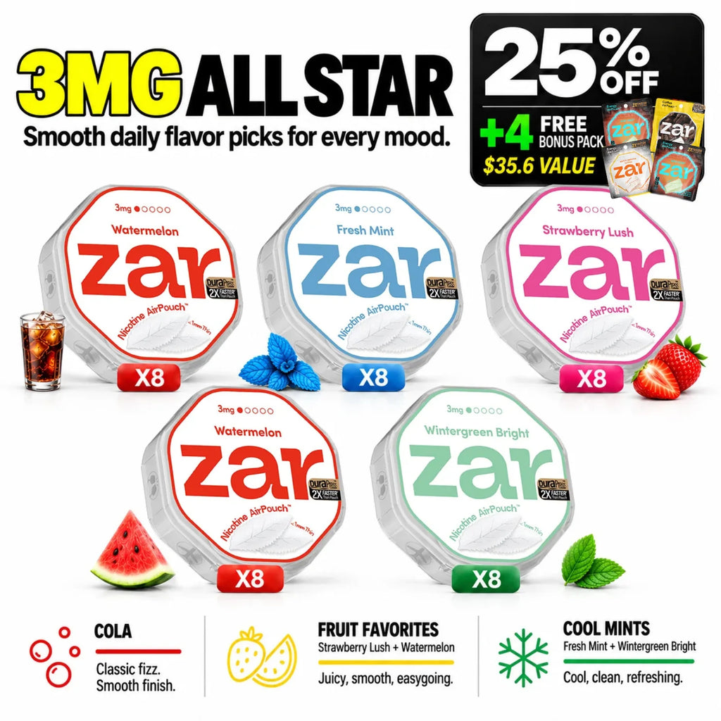 Zar 3MG Mega Mix Pack | 40 Cans