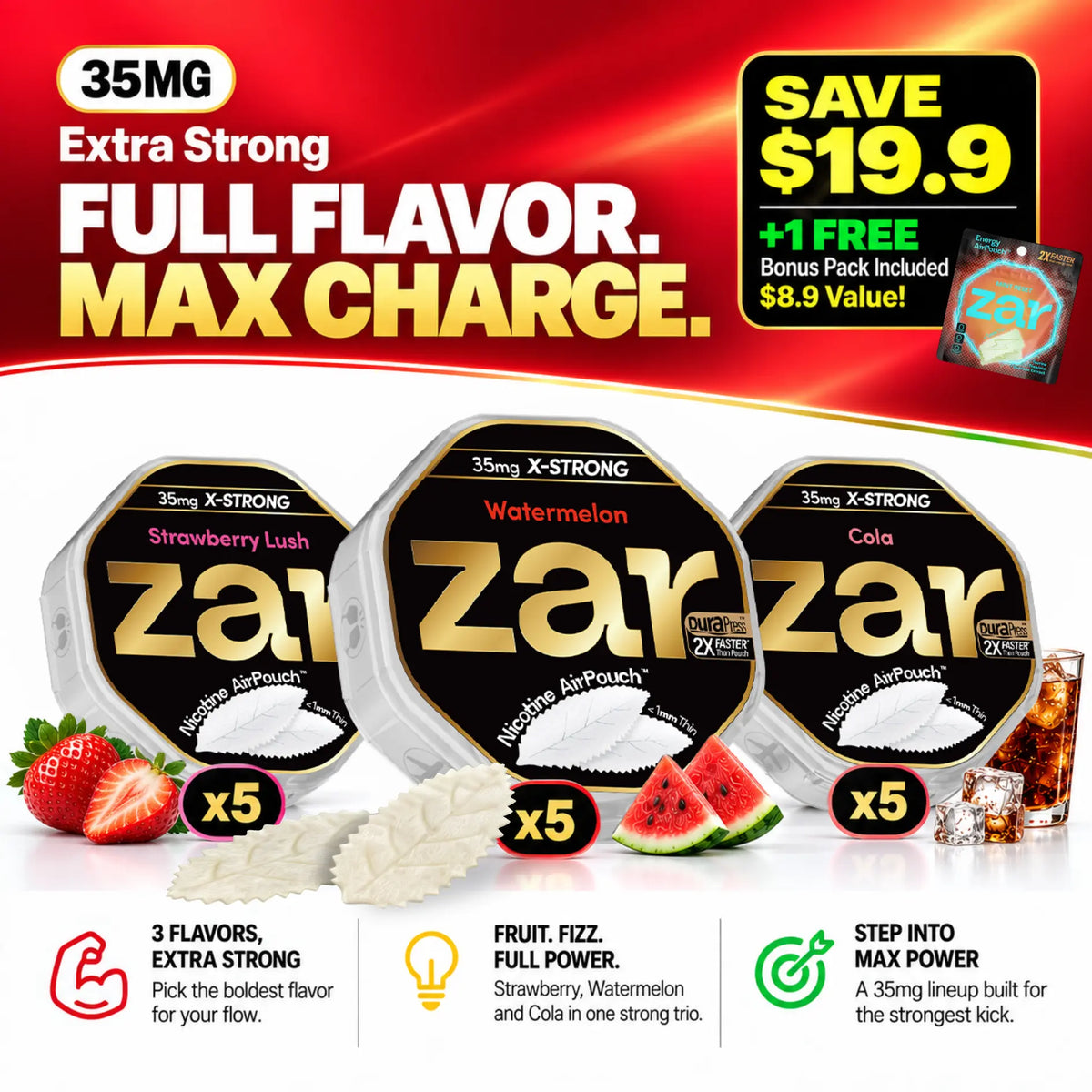 Zar 35MG Discovery Pack | 15 Cans