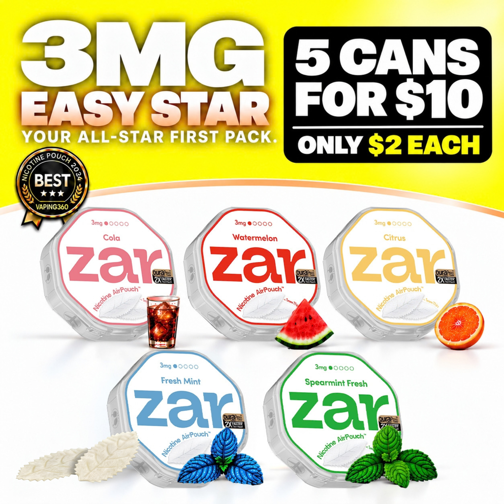 Zar Starter Kit 3MG | 5 Cans (Ultimate)