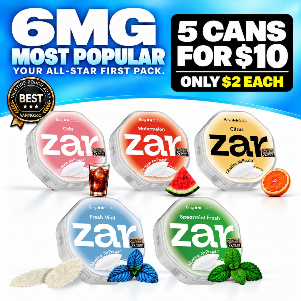 Zar Starter Kit 6MG | 5 Cans (Ultimate)