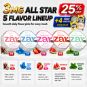 Zar 3MG Mega Mix Pack | 40 Cans