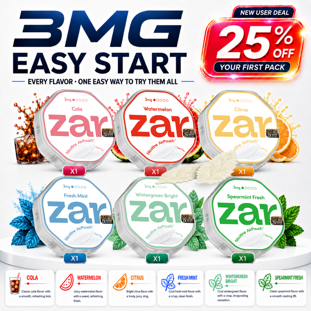 Your First Zar Pack – 3MG | 6 Cans