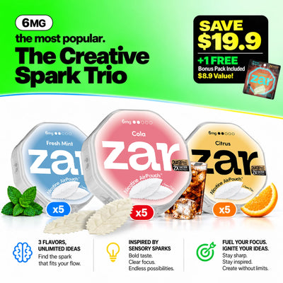 Zar 6MG Discovery Pack | 15 Cans