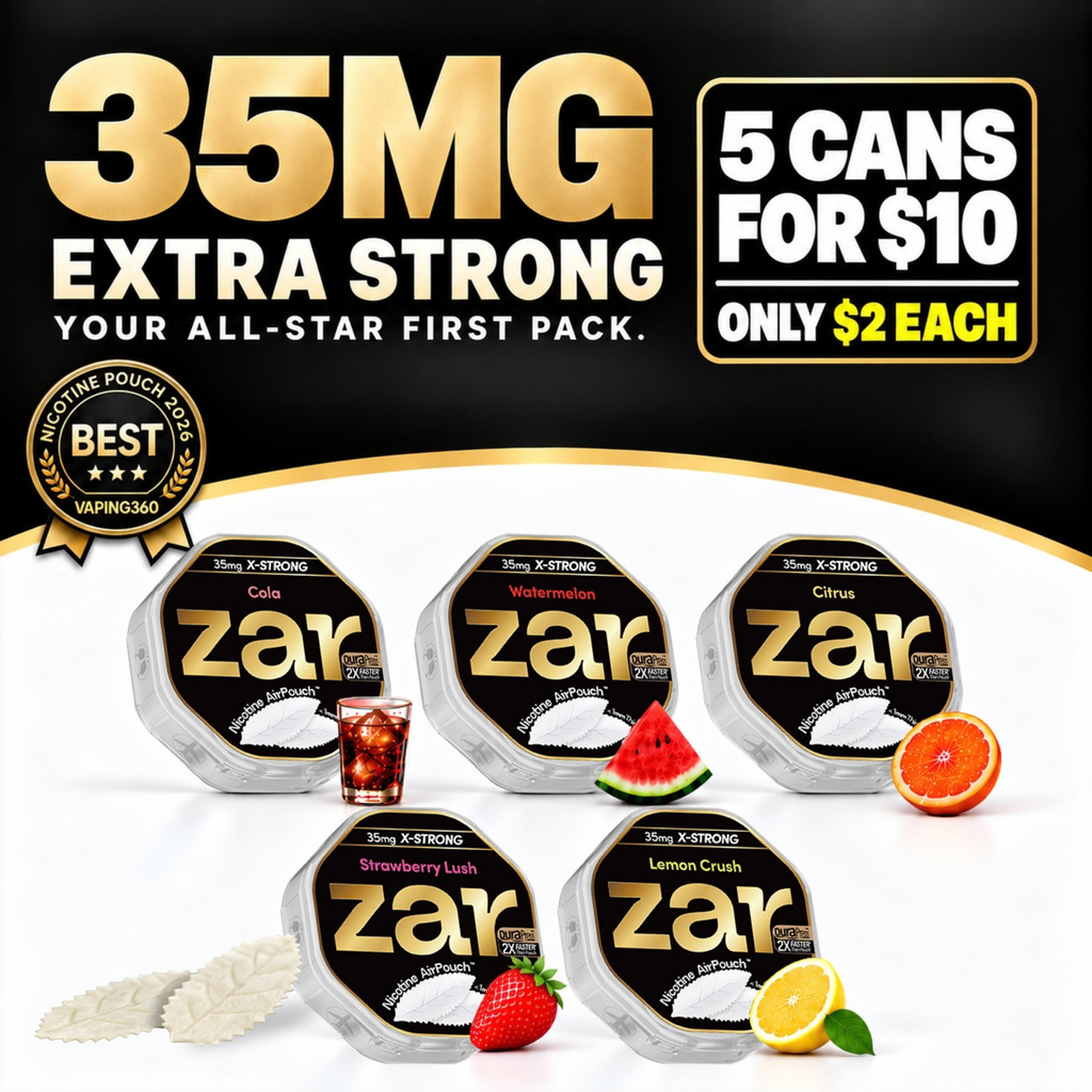 Zar Starter Kit 35MG | 5 Cans (Ultimate)