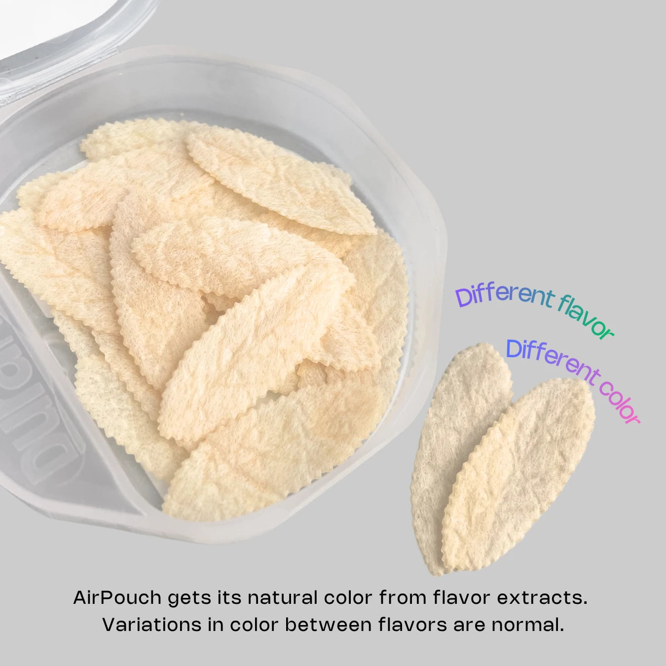 Buy US Nicotine Pouches zar AirPouch different flavor different color  leaf-shape nicotine pouch superslim <1mm thin  