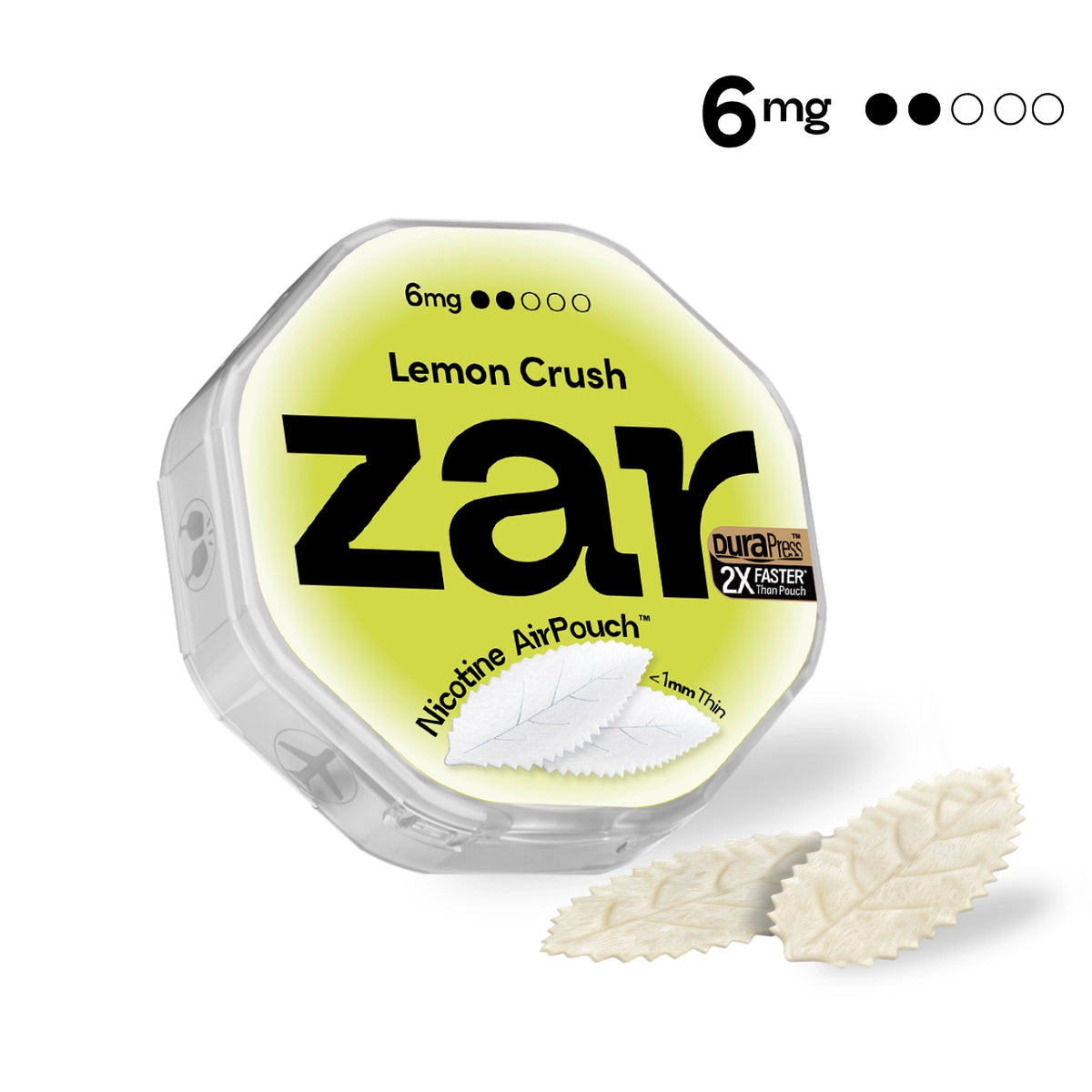 Level Up US Upper deckies zar AirPouch Lemon Crush Flavor Flavour 6mg Nicotine Adaptive focus  🍋