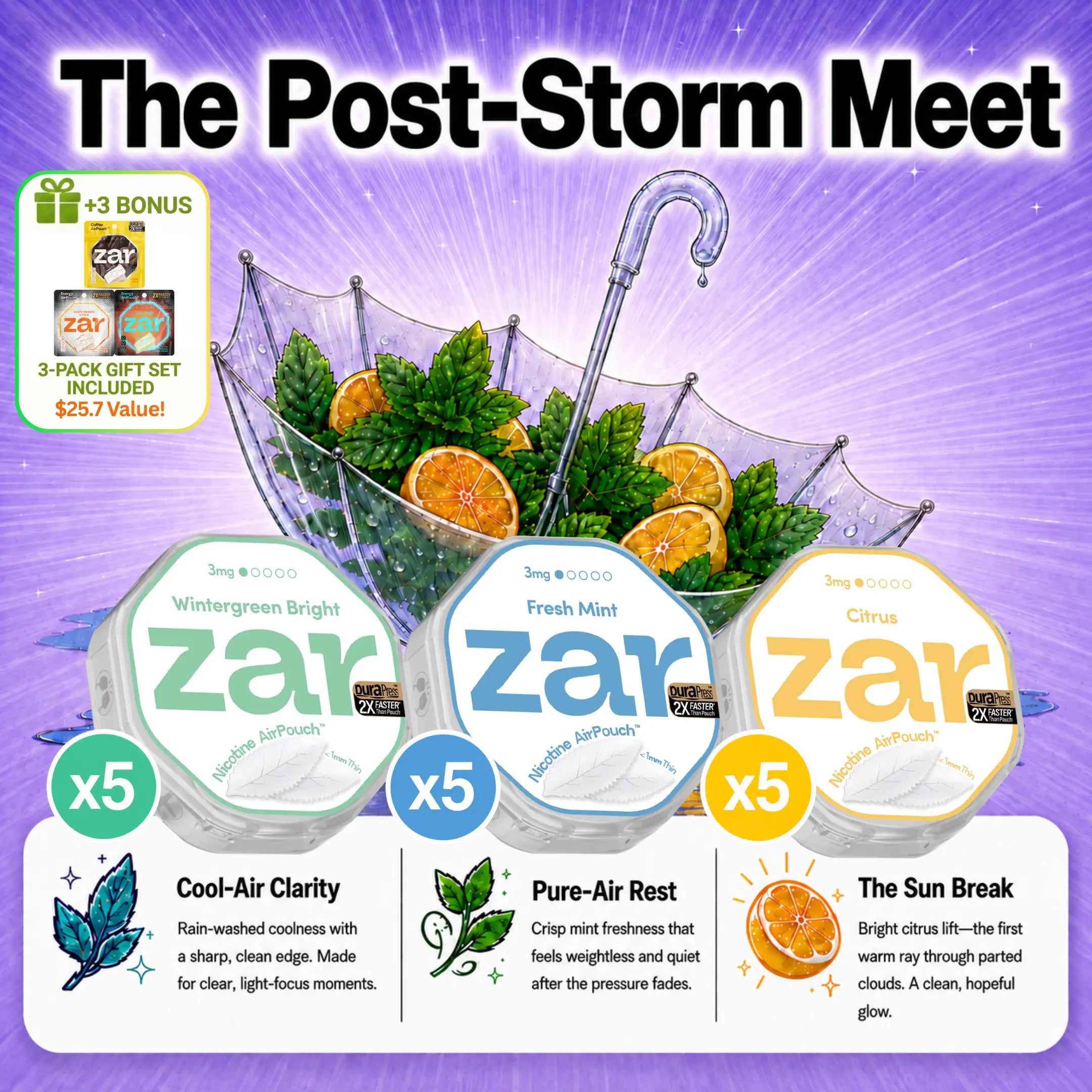 3mg x 15 cans * $3.9/can * The Post-Storm Meet