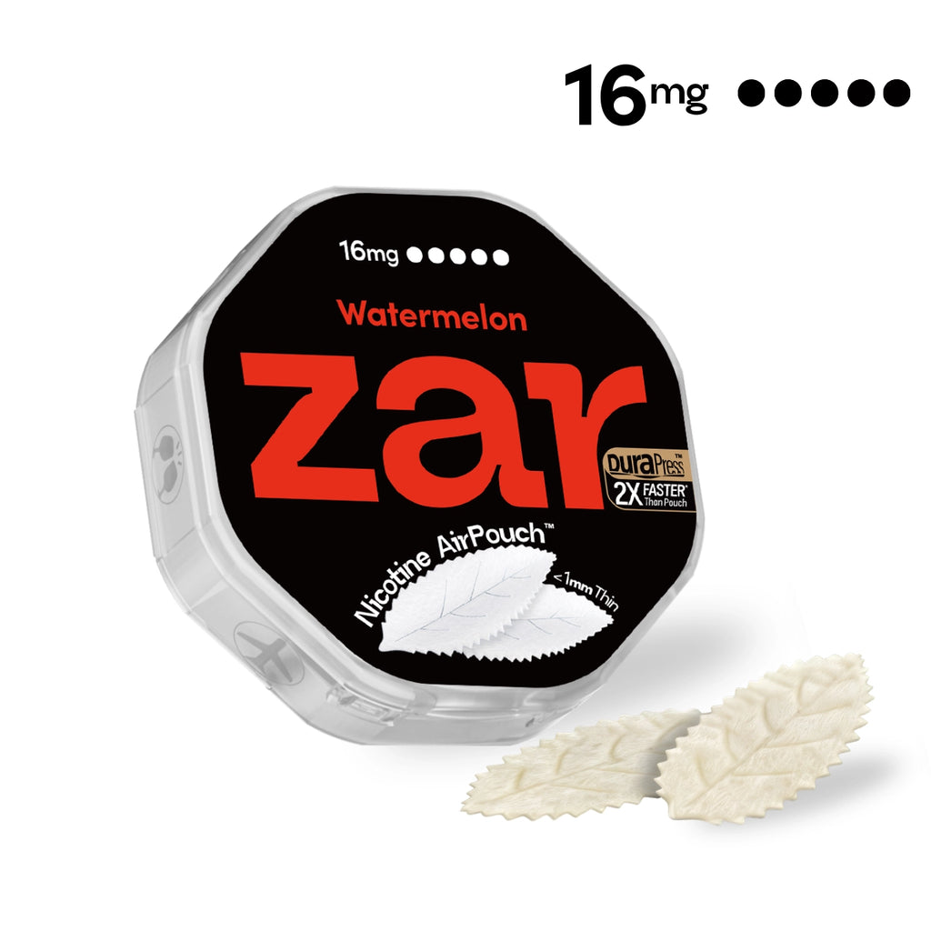 Try US Nicotine pouches for office zar AirPouch Watermelon Flavor Flavour 16mg Nicotine High-velocity kick  🍉
