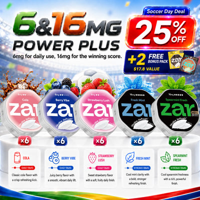 6mg x 18 cans + 16mg x 12 cans * 25%OFF * Free Caffeine & Energy AirPouch * Free Shipping