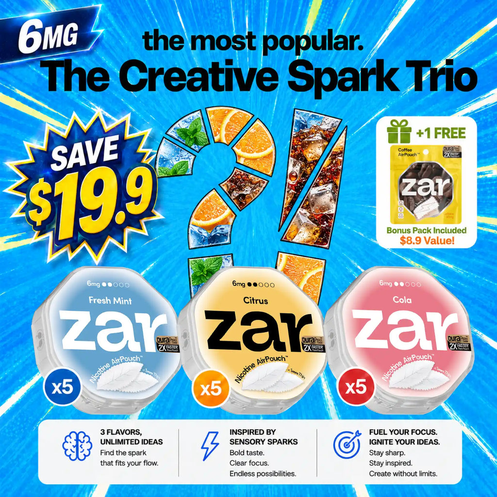 Zar 6MG Discovery Pack | 15 Cans