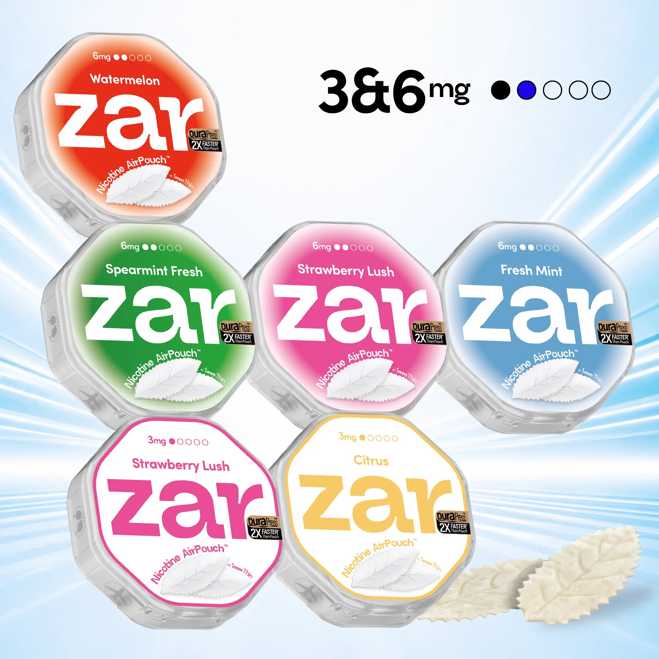 3MG+6MG Sampler Nicotine AirPouch