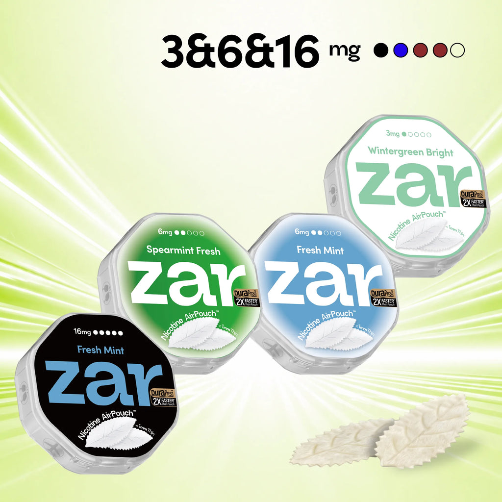 3MG+6MG+16MG Mint Sampler Nicotine AirPouch