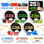 Zar 16&35MG Combo Pack | 30 Cans