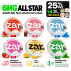 Zar 6MG Mega Mix Pack | 40 Cans