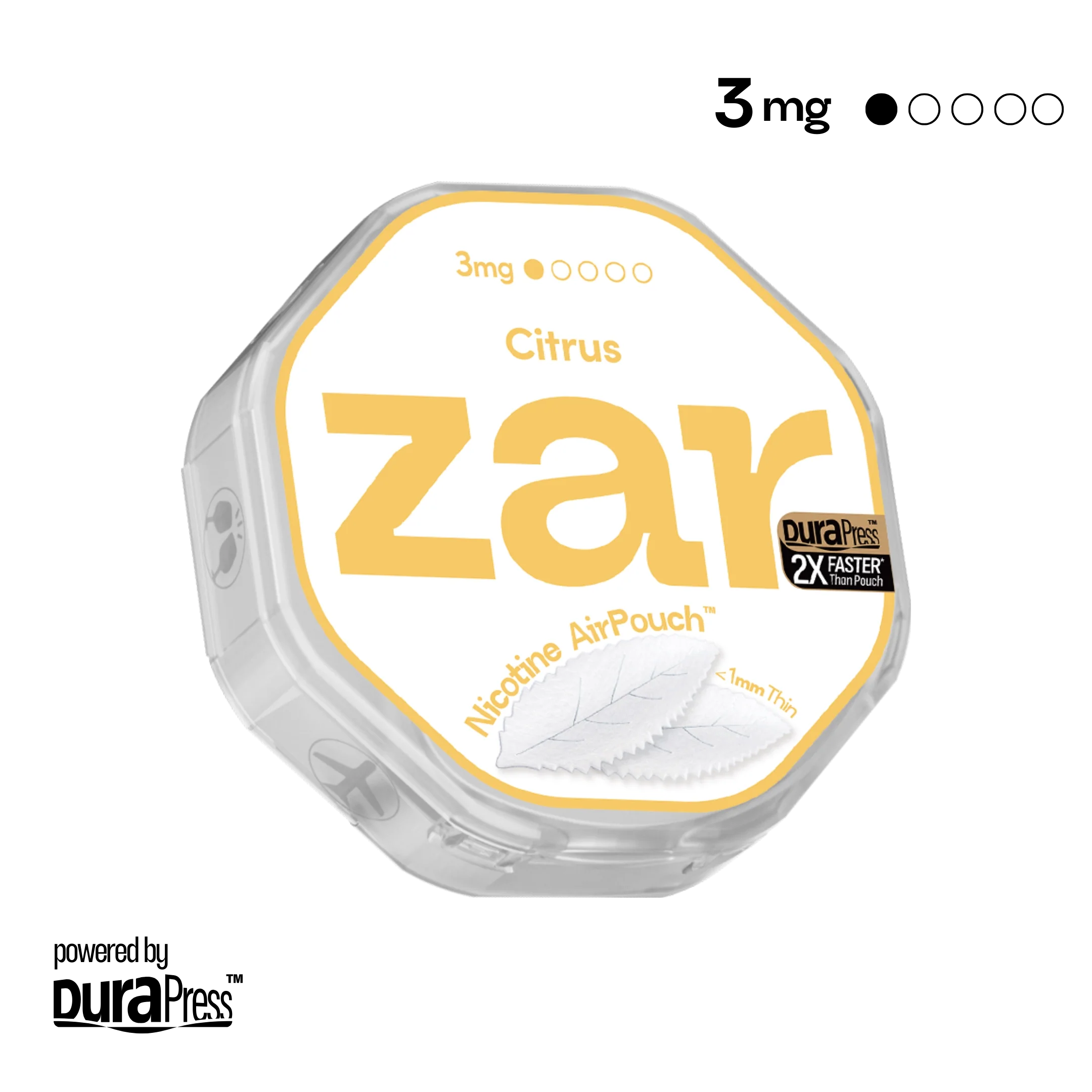 Enjoy US Oral Nicotine Pouches zar AirPouch Citrus Flavor Flavour 3mg Nicotine Sharp refreshing lift  🍊