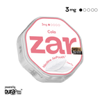 US Try zar Oral Nicotine AirPouch Cola Flavor Fruit Flavour 3mg nicotine strengths 20 pcs per can Price USD 4.9 multi-buy up to 30% discount off nicotine level options zar pouches nicotine strip snus nicotine pouch dosh pouch