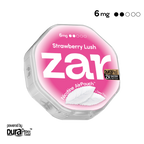 US Purchase zar Oral Nicotine AirPouch Strawberry Lush Flavor Fruit Flavour 6mg nicotine strengths 20 pcs per can Price USD 4.9 multi-buy up to 30% discount off Pure nicotine derived from organic sources zar pouches nicotine strip snus nicotine pouch dosh pouch